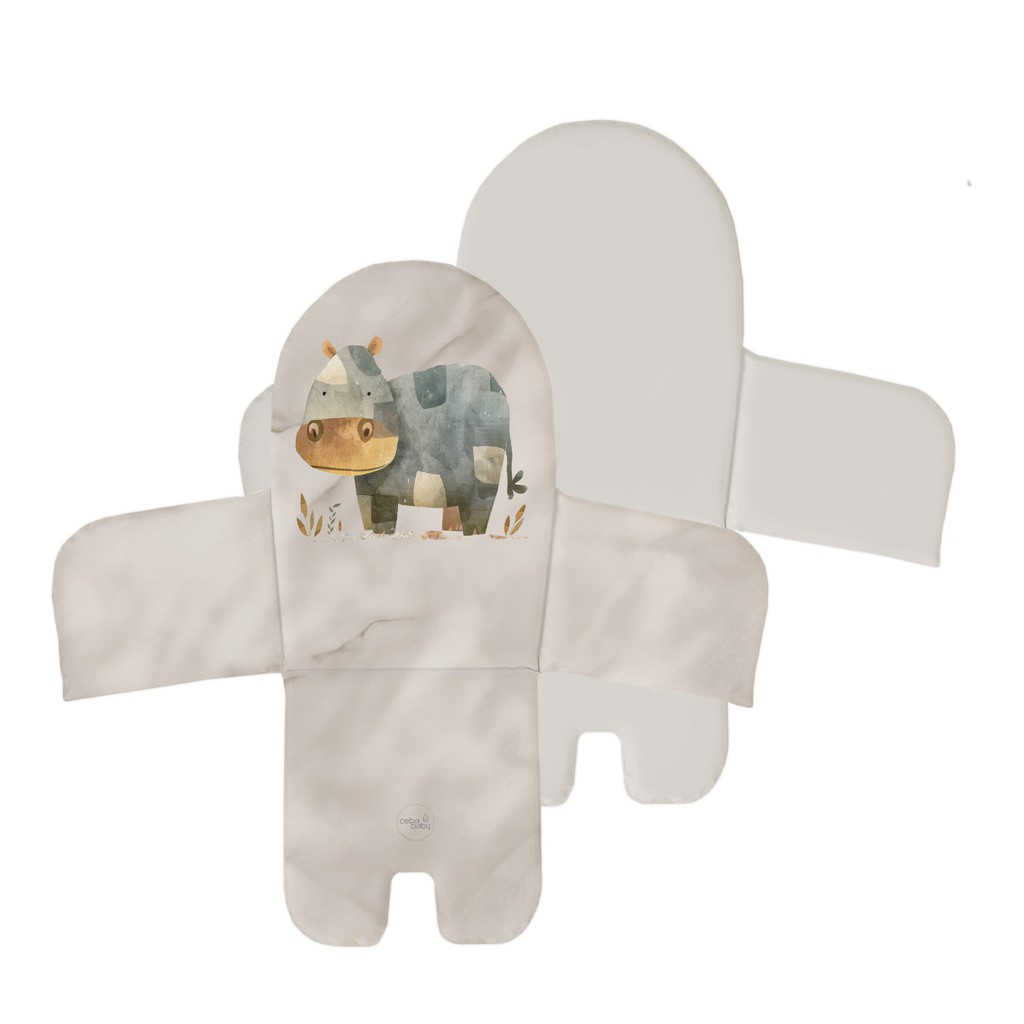 CEBA BABY Vložka do jídelní židle (38x28) Basic Cosy Hippo